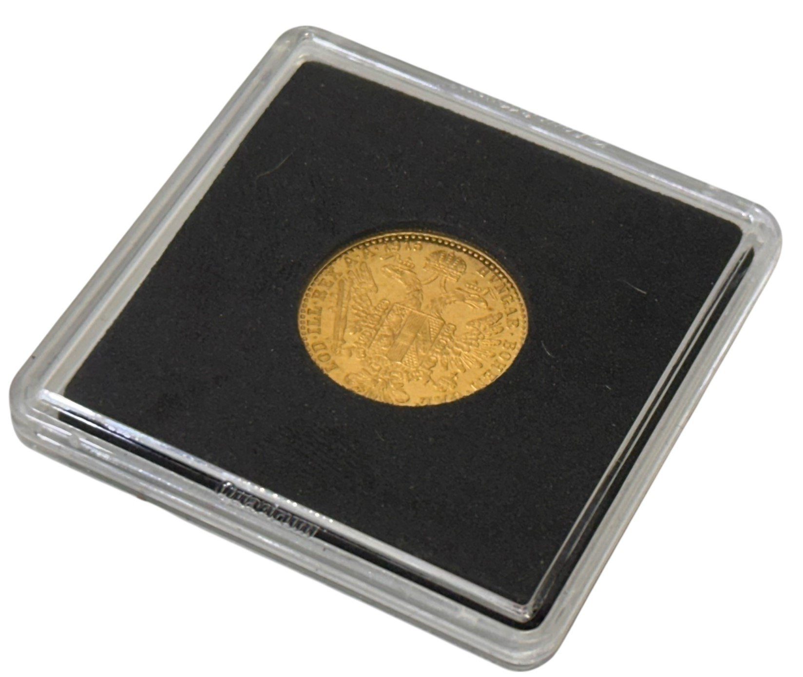 20 mm - Plastová kapsle/bublinka na mince QUADRUM - 1 kus