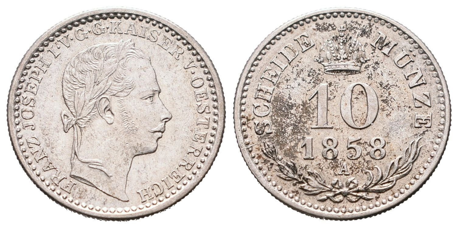 10 Krejcar 1858 A