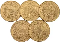 10 Koruna 1905, 1909, 1910, 1911 - fotografie 2