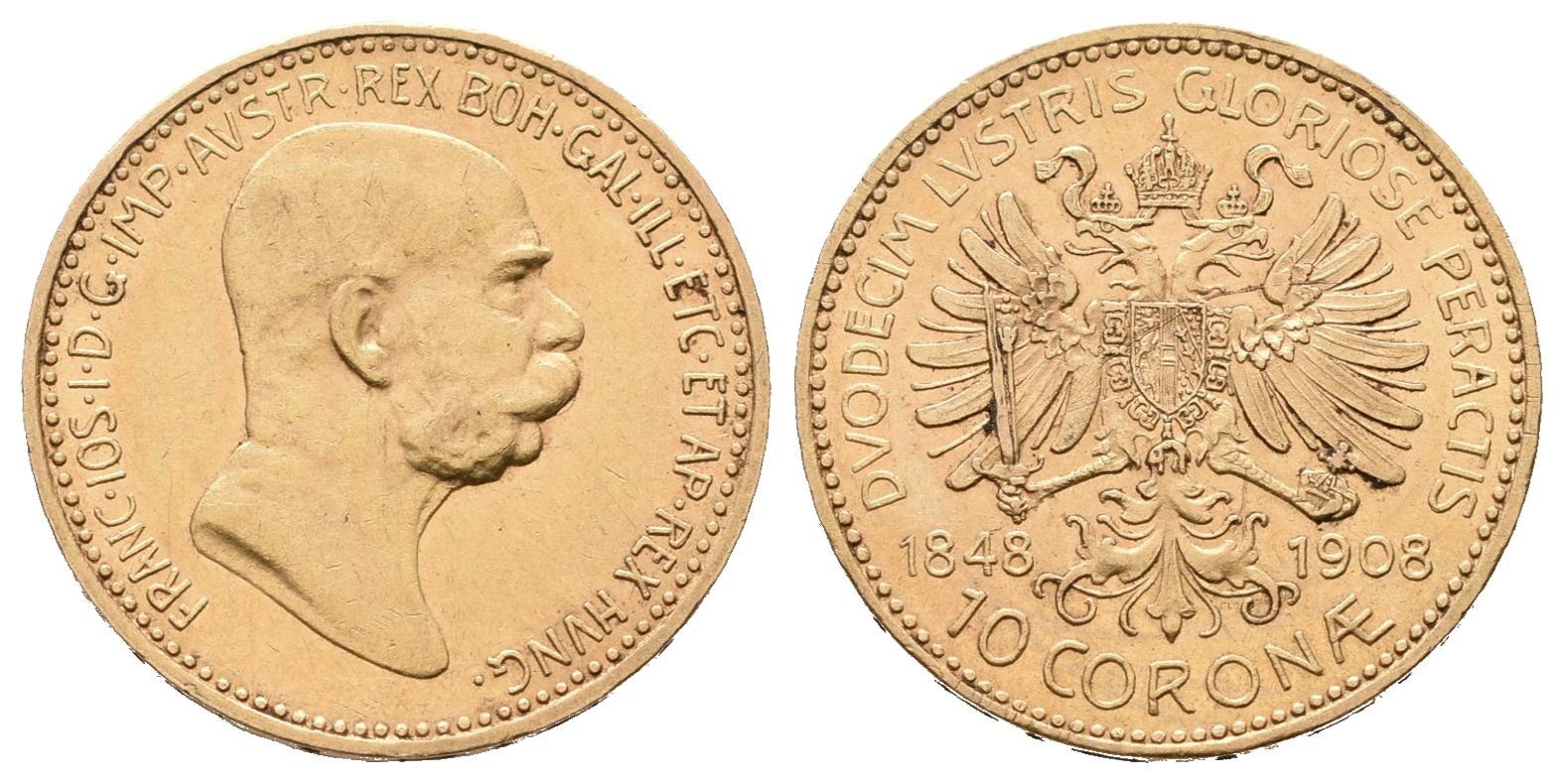 10 Koruna 1908 - jubilejní