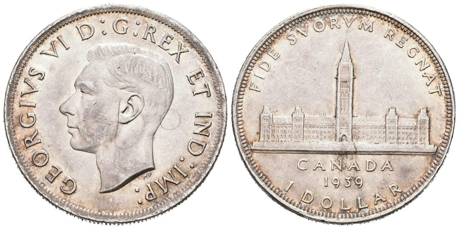 Dollar 1939 - Královská návštěva, KM.38, pěkná zachovalost, — 1