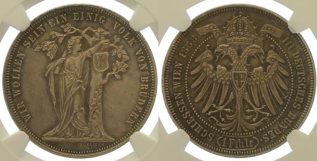 Rakouská a spolková měna, 1857 - 1892 — 1