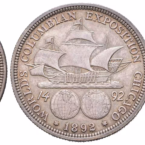 1/2 Dollar 1892 - Kolumbovská výstava, KM.117,