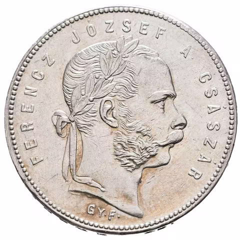 Zlatník 1868 GYF, zbytky lesku, patina, škr.