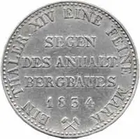 Anhalt - Bernburg, Alexander Carl, 1834 - 1863 — 1
