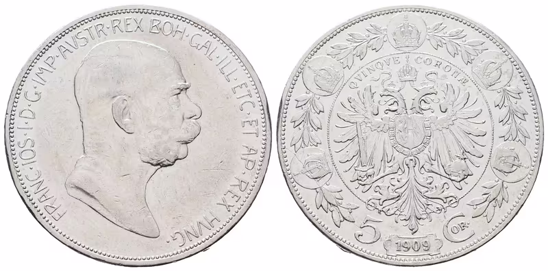 5 Koruna 1909