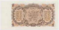 Československo, 1 Koruna 1953, tisk Moskva, série BV, perf. 3 md, Hej.89a1.S1 - fotografie 2