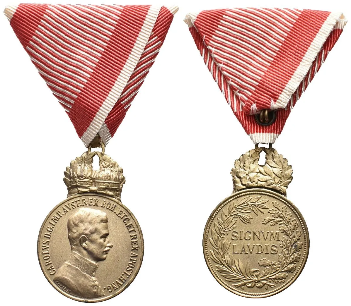 Signum Laudis, Karlova bronzová medaile