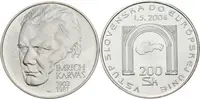 200 Sk 2003 - Imrich Karvaš + 200 Sk 2004 - Vstup do EU, — 2