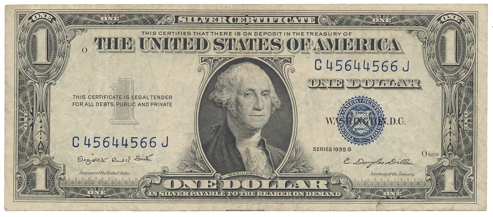 USA, 1 Dollar 1935G, Pick.416NM