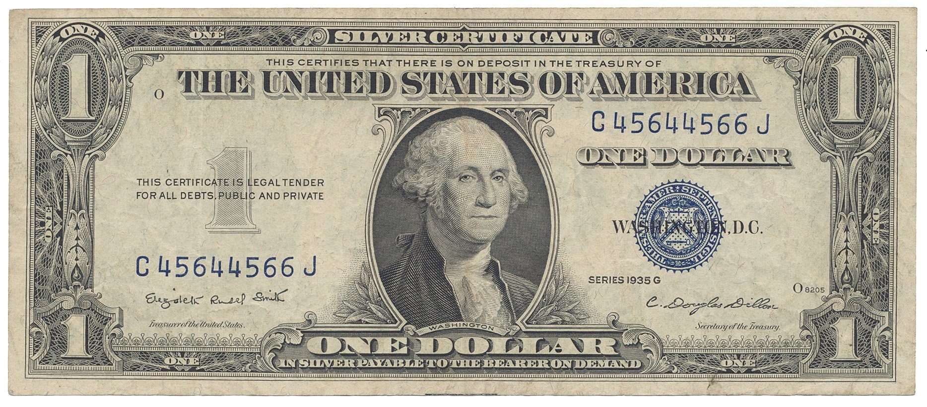 USA, 1 Dollar 1935G, Pick.416NM