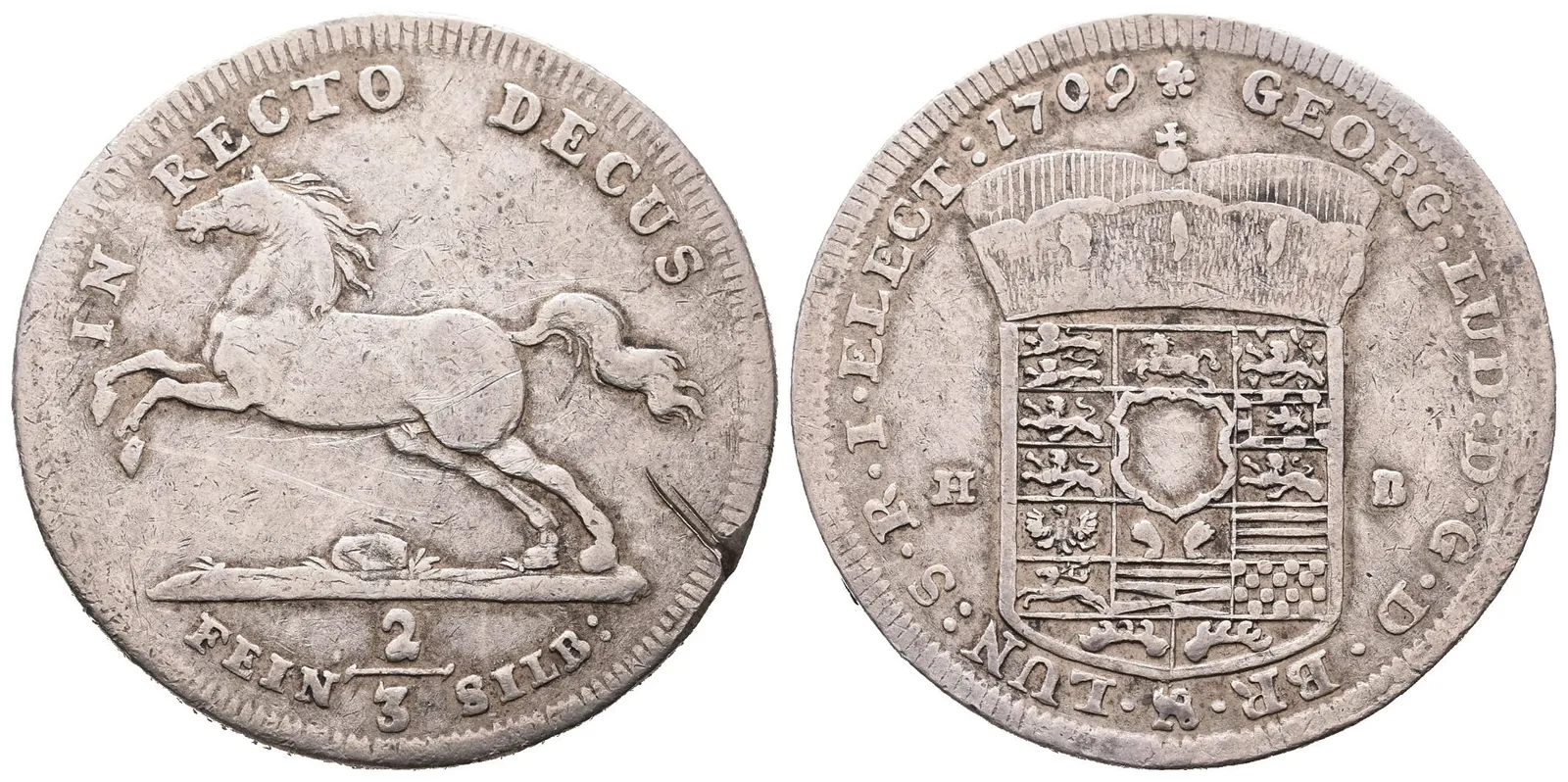 Braunschweig - Lüneburg, 2/3 Tolaru 1709 HB