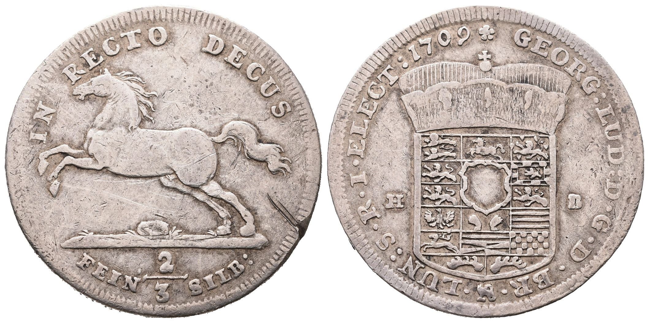 Braunschweig - Lüneburg, 2/3 Tolaru 1709 HB