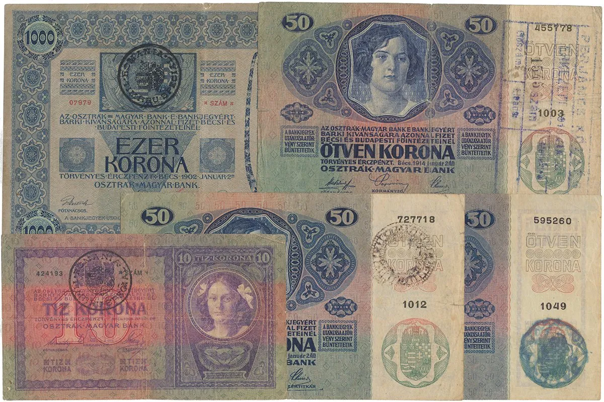 Razítkované R-U bankovky na Balkáně 1919-1921 — 1