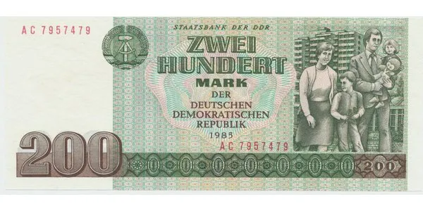 Německo - NDR, 200 DM 1985, Ros.364a
