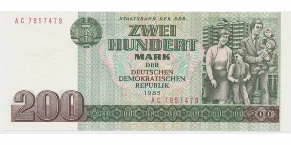 Německo - NDR, 200 DM 1985, Ros.364a