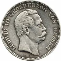 Hessen, Ludwig III., 1848 - 1877 — 1