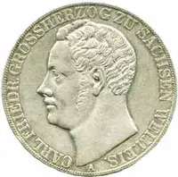 Sasko - Weimar - Eisenach, Karl Friedrich, 1823 - 1853 — 1