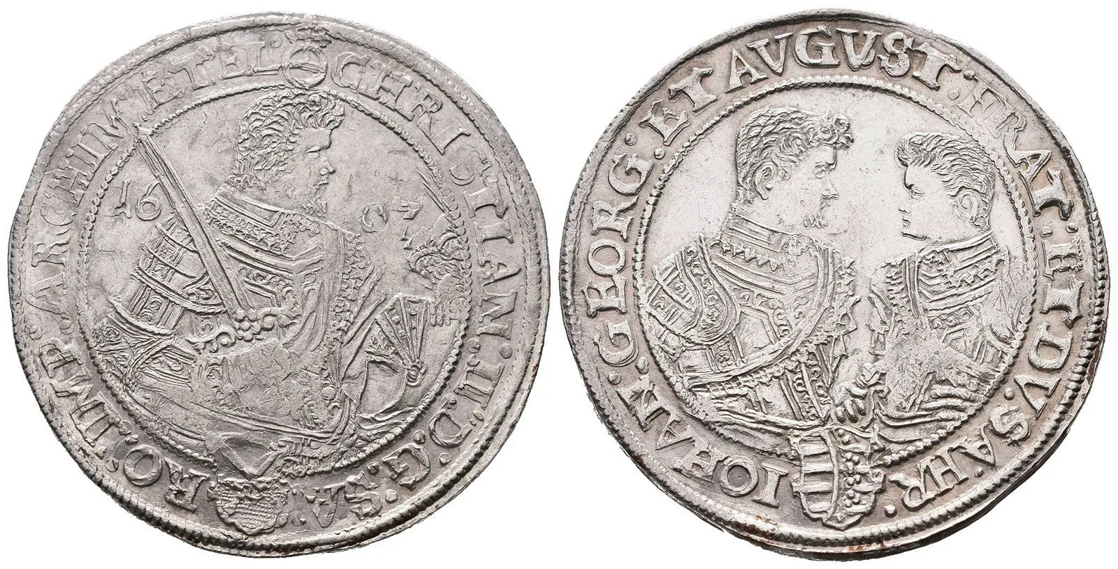 Sasko, Christian II., Johann Georg I. a August, 1591 - 1611 — 1