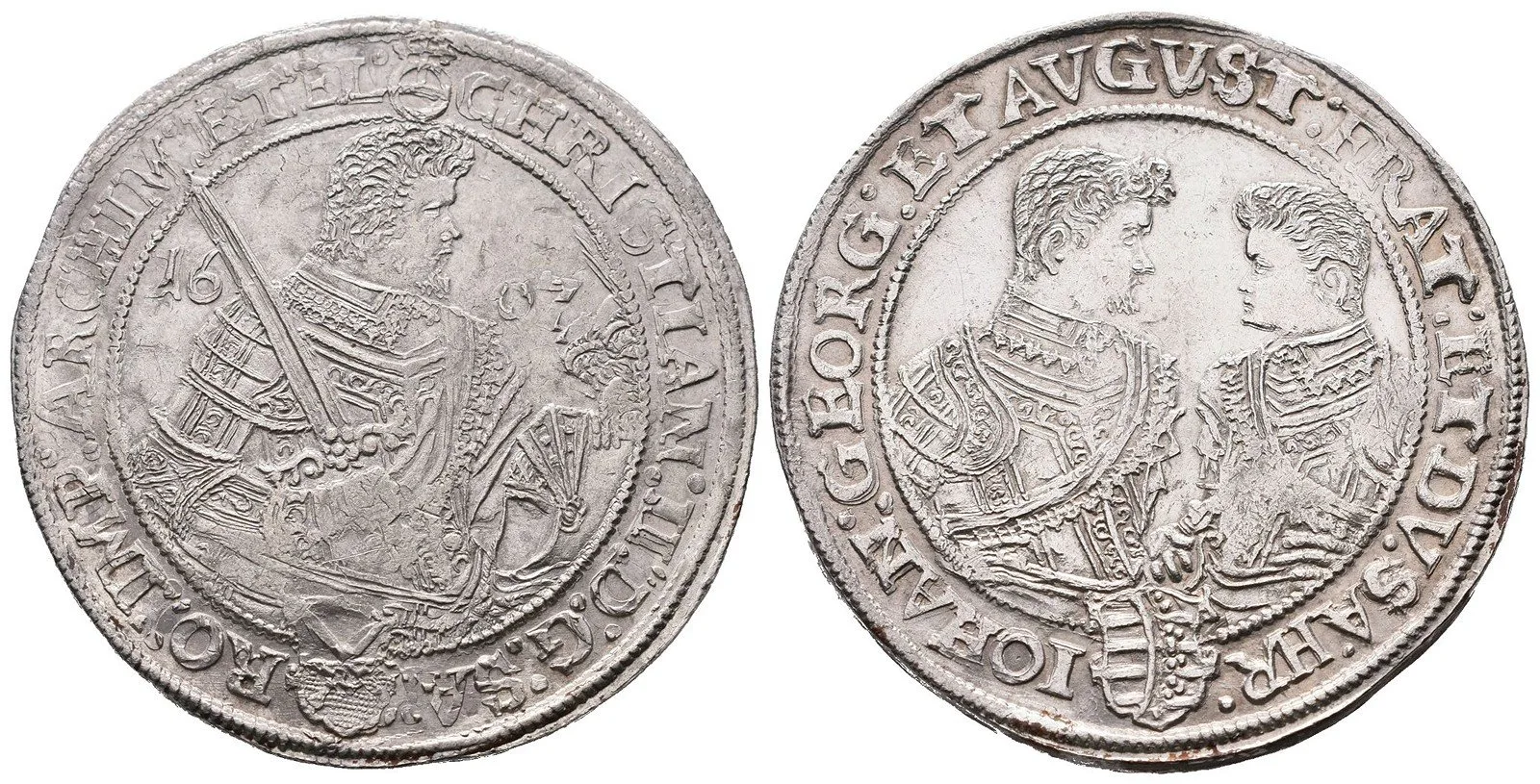 Sasko, Christian II., Johann Georg I. a August, 1591 - 1611 — 1