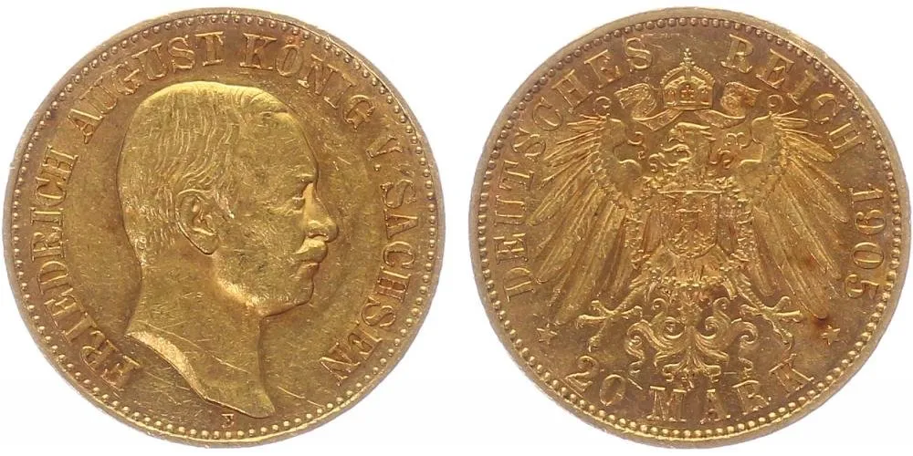 Sasko, Friedrich August III., 1904 - 1918 — 1