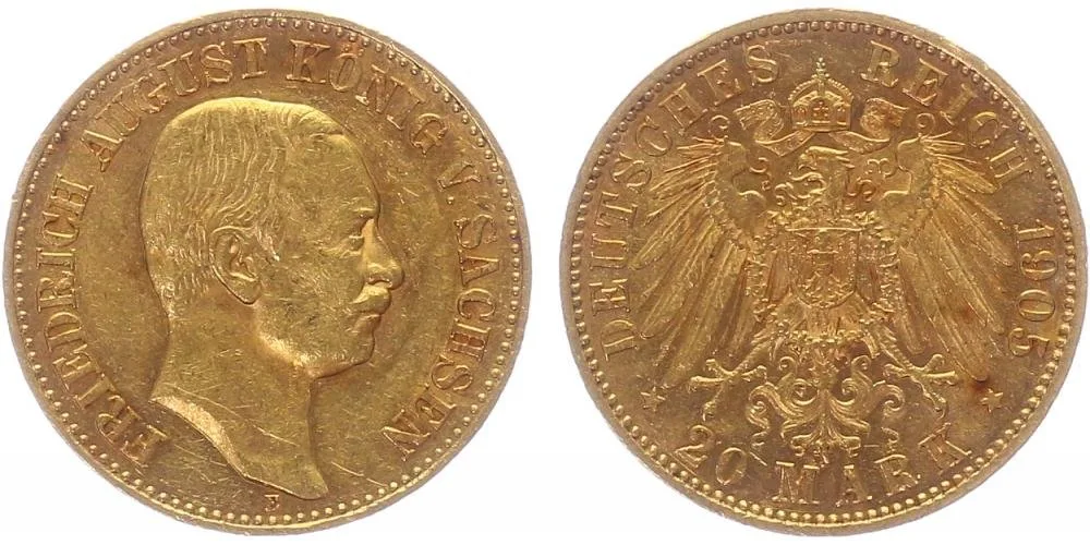 Sasko, Friedrich August III., 1904 - 1918 — 1