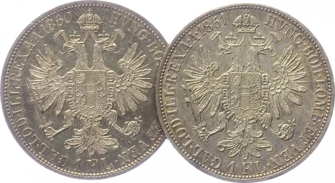 Rakouská a spolková měna, 1857 - 1892 — 1