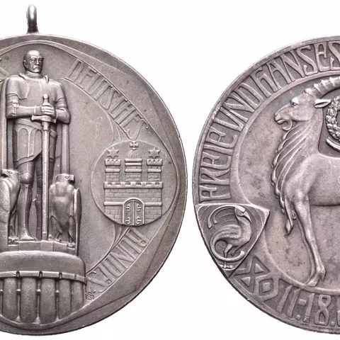 AR Medaile 1909 - 16. Spolkové střelby v Hamburku.