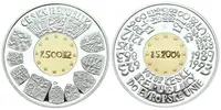 2500 Kč 2004 - Vstup České republiky do EU, etue, certifikát, — 1