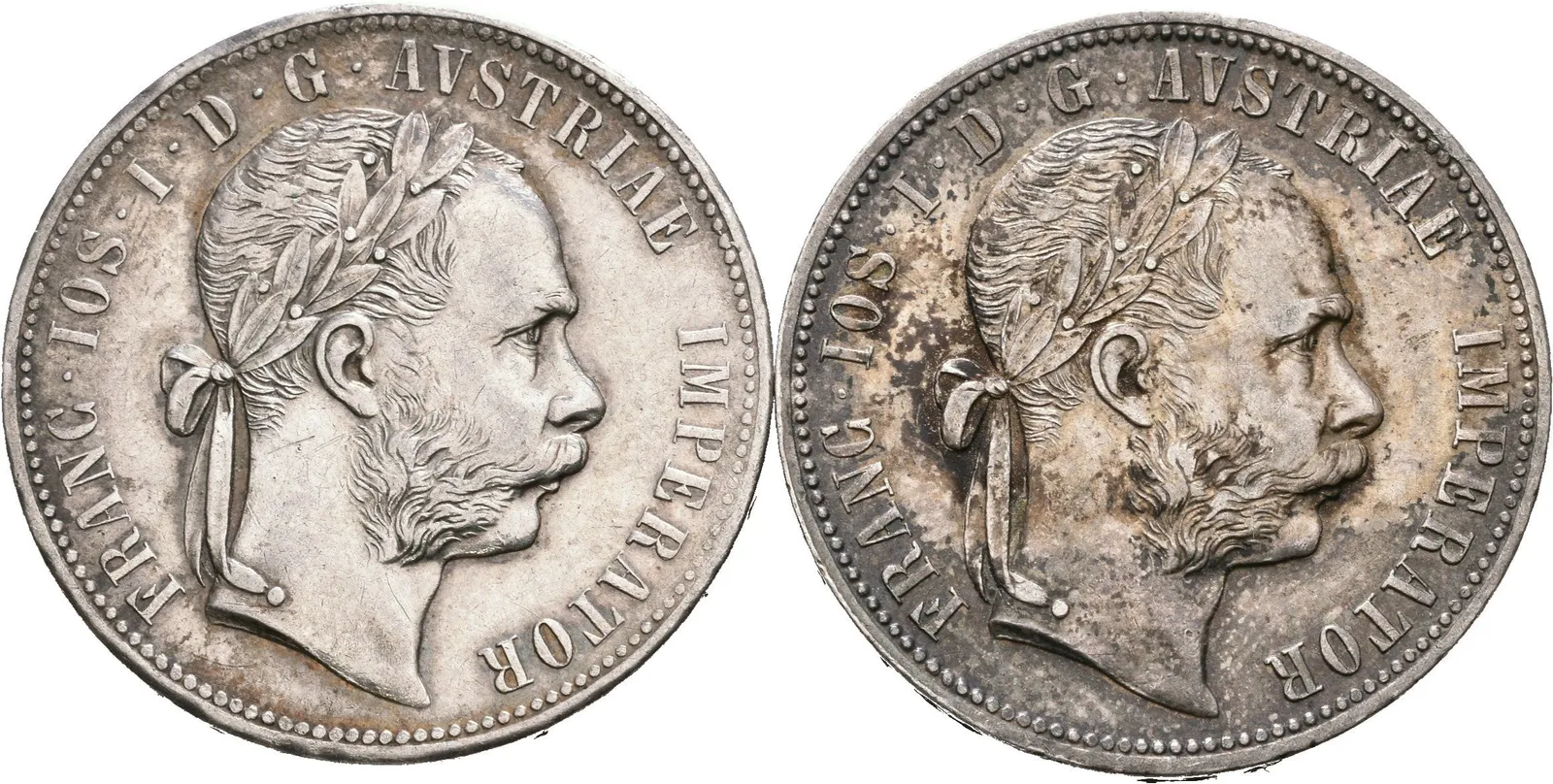 Zlatník 1876, 1877, patina, oběh_2 ks — 1