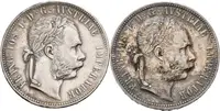 Zlatník 1876, 1877, patina, oběh_2 ks — 1
