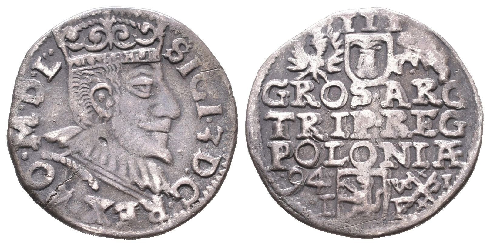 Polsko, III Groš 1594, Poznaň