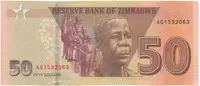 Zimbabwe, 50 Dollars 2020, P.105 - fotografie 2