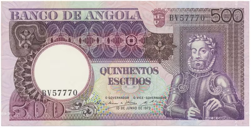 Angola, 500 Escudos 1973, P.107