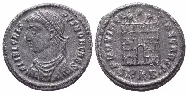 Crispus, follis, Heraclea, RIC 91