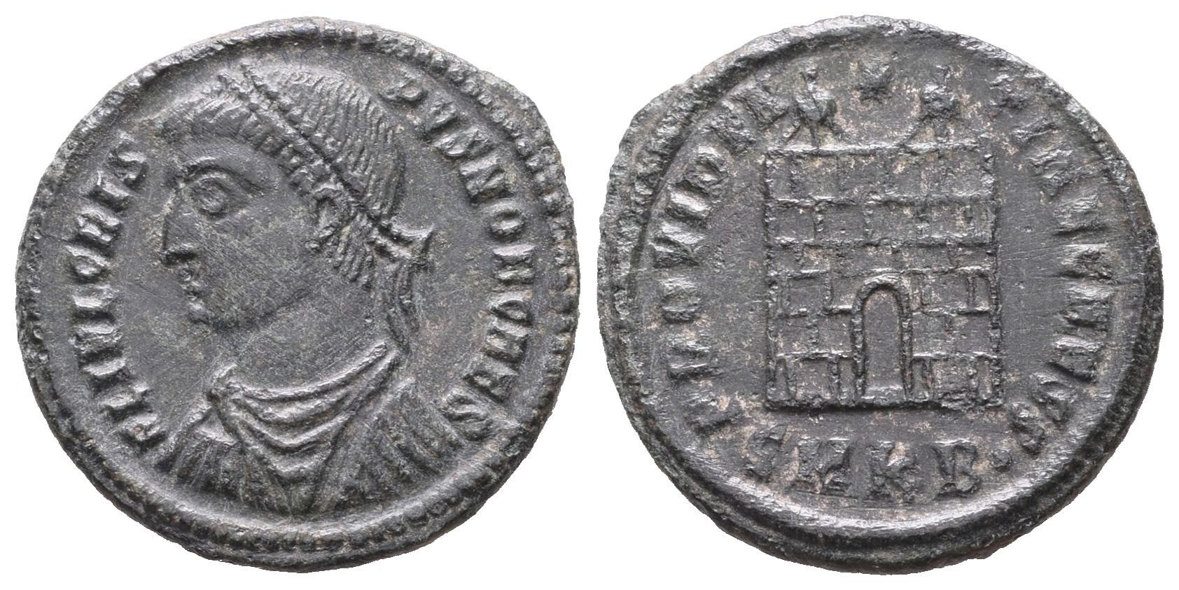 Crispus, follis, Heraclea, RIC 91