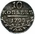 Rusko, Pavel I., 1796 - 1801 — 1