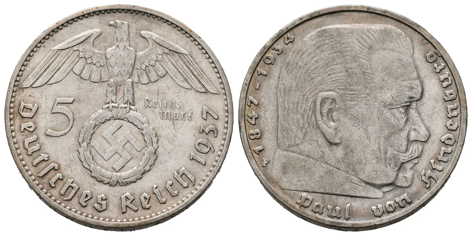 III. říše, 5 Marka 1937 F