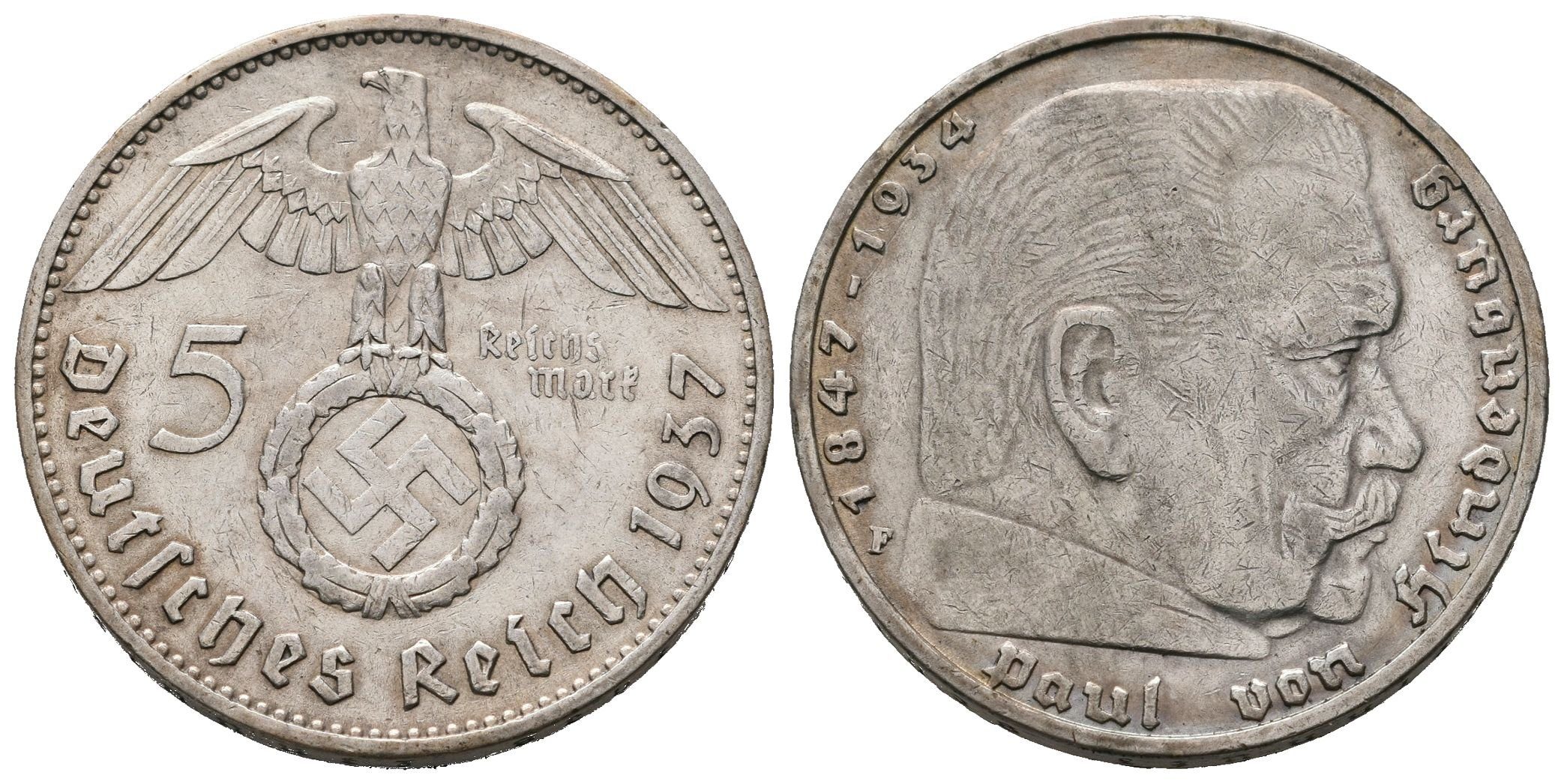 III. říše, 5 Marka 1937 F