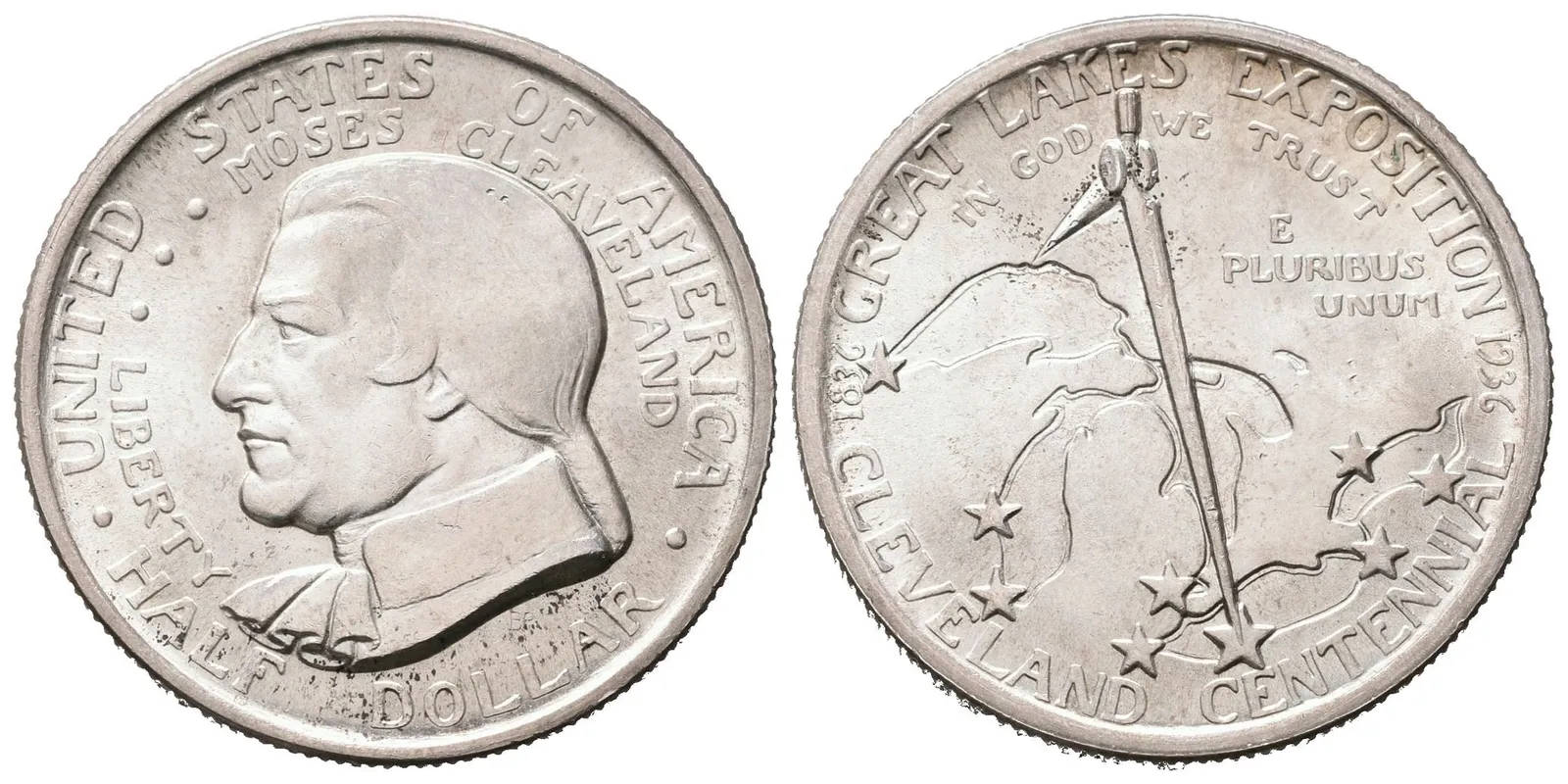 USA, 1/2 Dollar 1936 - Cleveland - Great Lakes Exposition