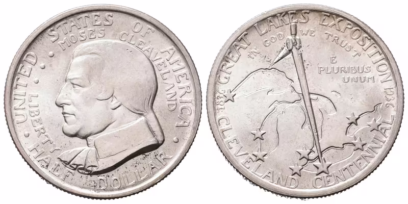 USA, 1/2 Dollar 1936 - Cleveland - Great Lakes Exposition
