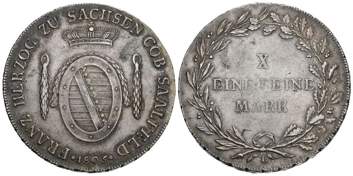 Sasko - Coburg - Saalfeld, Friedrich Anton, 1800 - 1806 — 1