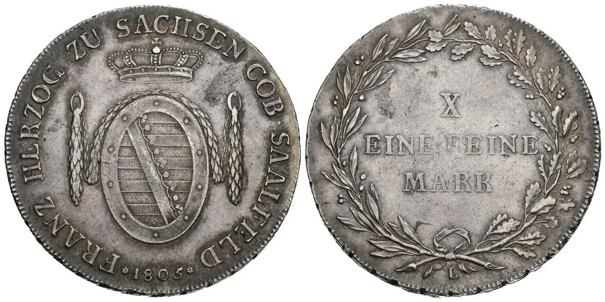 Sasko - Coburg - Saalfeld, Friedrich Anton, 1800 - 1806 — 1