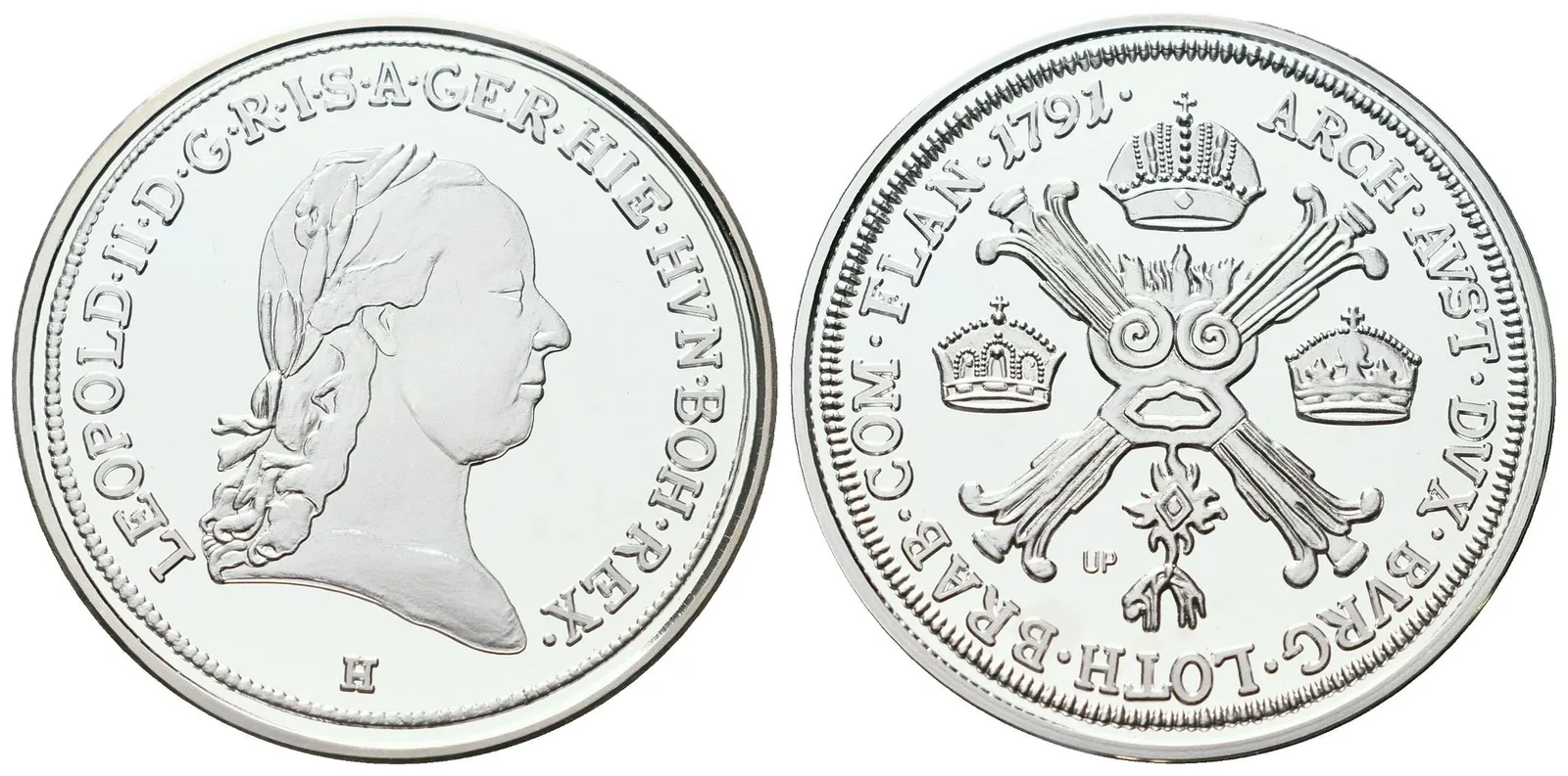Replika - Historický 1/2 tolar - Leopold II. 1791