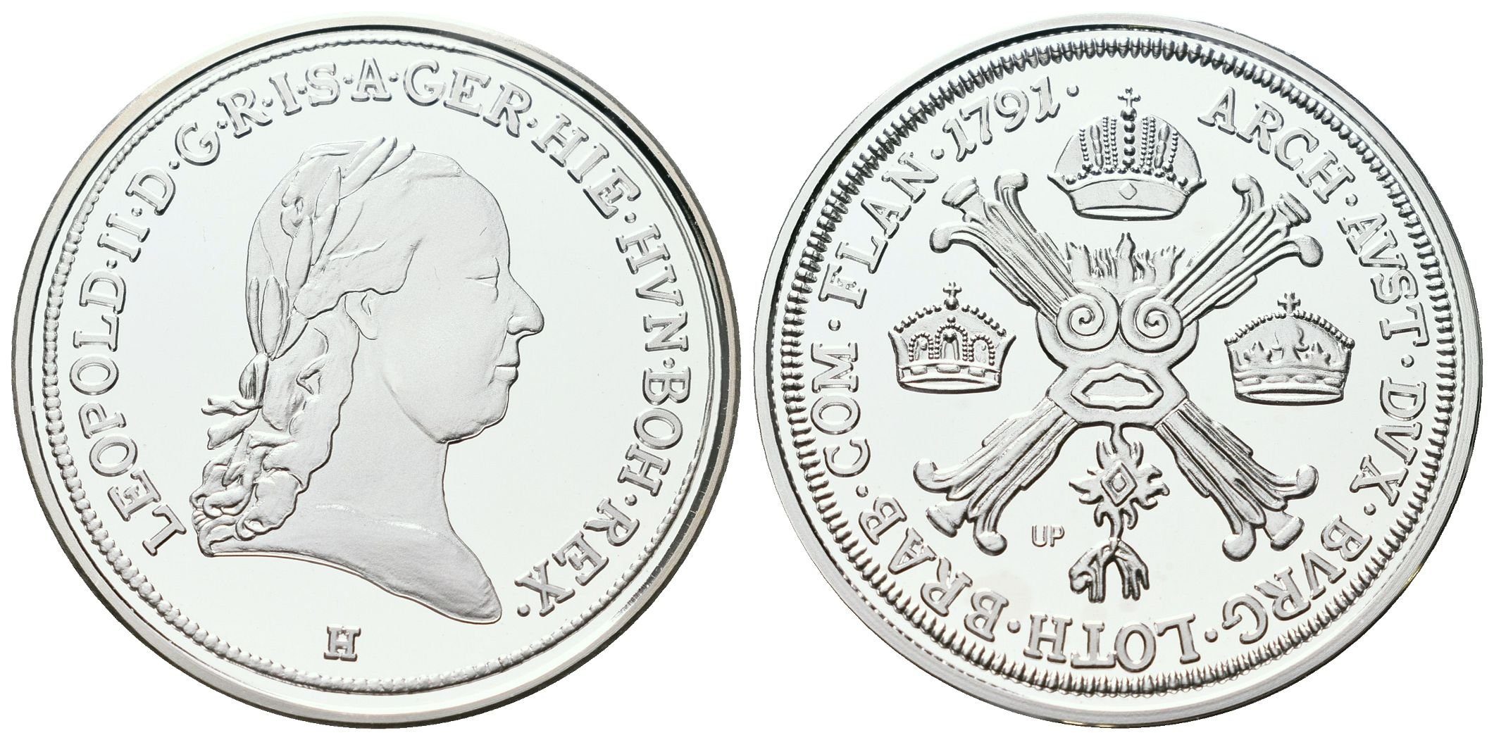 Replika - Historický 1/2 tolar - Leopold II. 1791