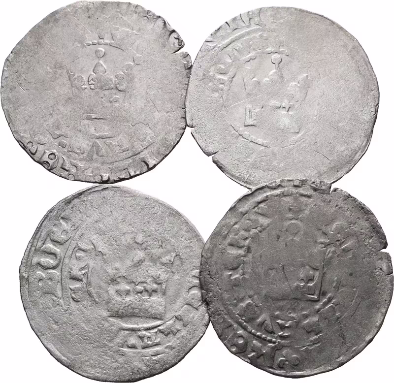 Václav IV., Pražský groš, 4 ks