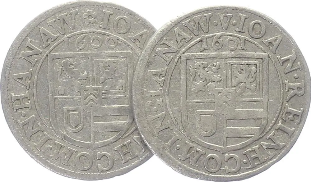 Hanau - Lichtenberg, Johann Reinhard, 1599 - 1625 — 1