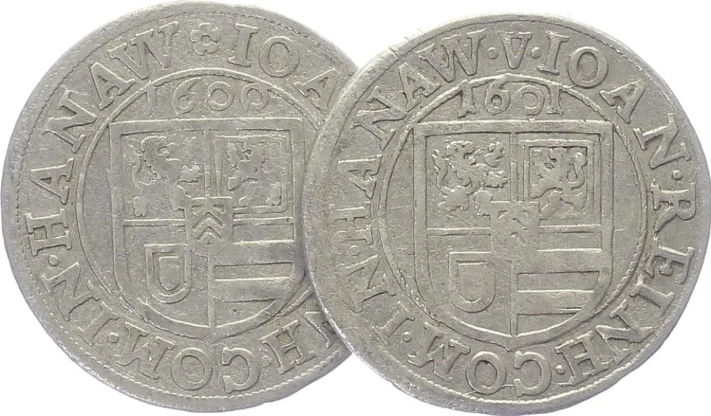 Hanau - Lichtenberg, Johann Reinhard, 1599 - 1625 — 1