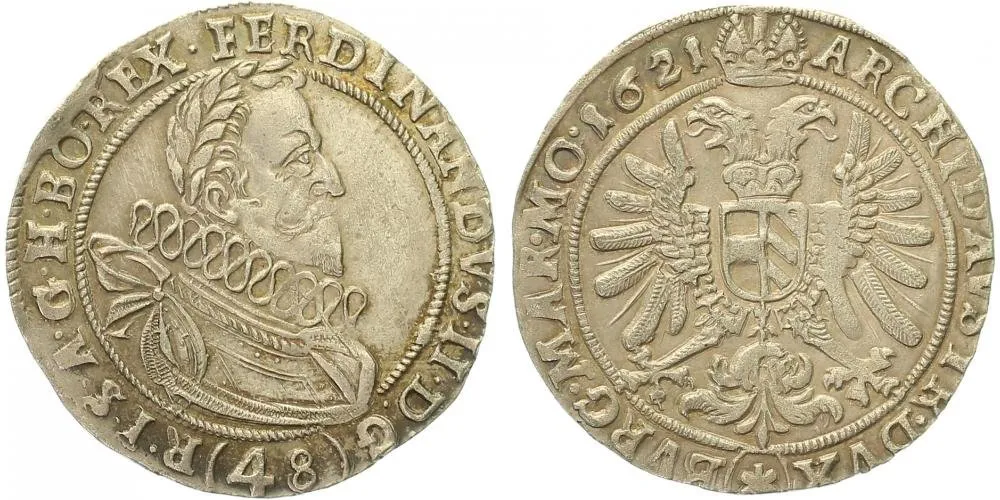 Ferdinand II., 1619 - 1637 (Mince kiprová) — 1