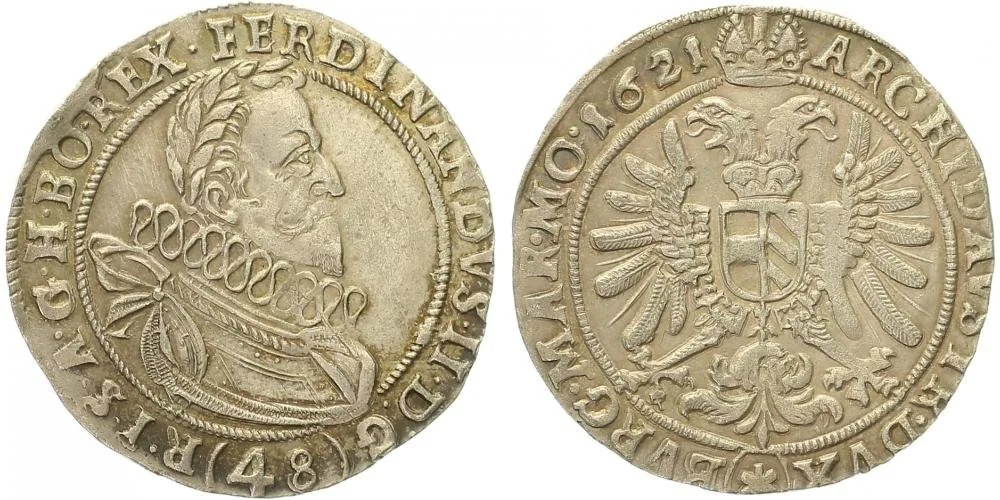 Ferdinand II., 1619 - 1637 (Mince kiprová) — 1